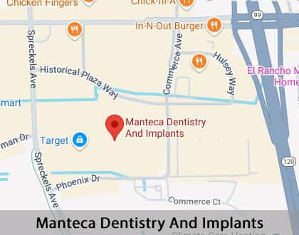 Map image for Dental Anxiety in Manteca, CA